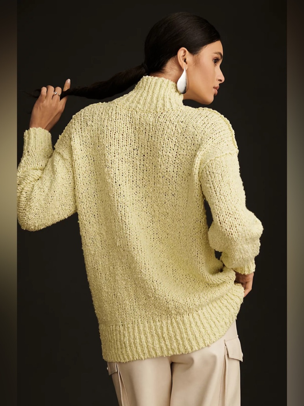 The Need-It Oversized Mock Neck Sweater - Picture 4 of 13